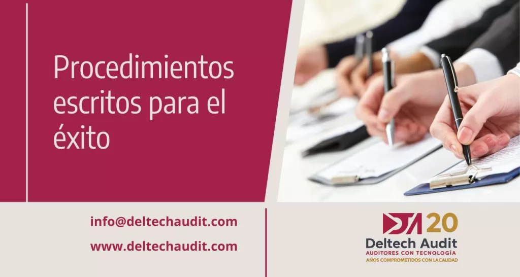 Procedimientos escritos para conseguir el éxito