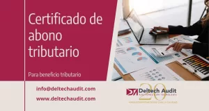 certificado de abono tributario x