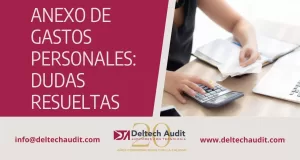 ANEXO DE GASTOS PERSONALES: DUDAS RESUELTAS