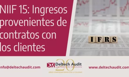 NIIF 15 Ingresos provenientes de contratos con los clientes