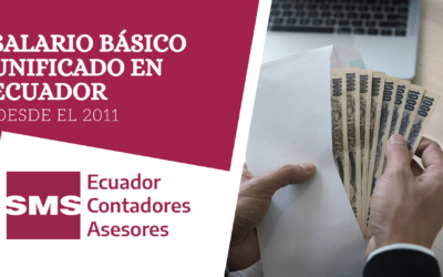 SALARIO BÁSICO UNIFICADO EN ECUADOR DESDE EL 2011