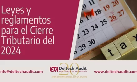 Leyes y reglamentos para el Cierre Tributario del 2024