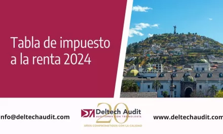 Tabla de Impuesto a la Renta Personas Naturales Ecuador 2024